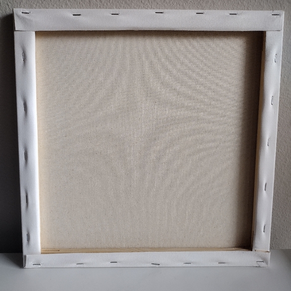 Hand Painted Acrilic Painting On Canvas Still Life With Flowers  14"x14" - Picture 4 of 4